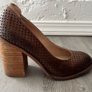 Brown Thick Heels